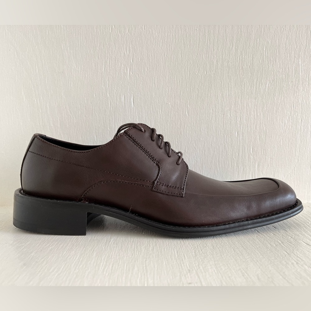Kenneth Cole New York Brown Leather Mid-Town Dress Shoes